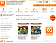 Tablet Screenshot of c-guarnicioneria.com